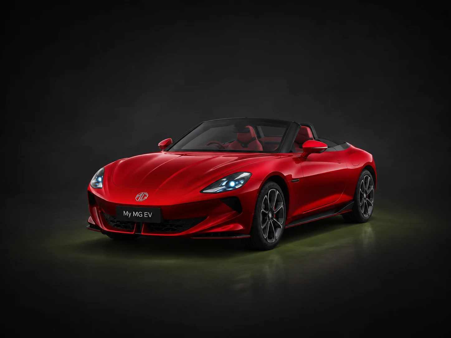 Red MG Cyberster