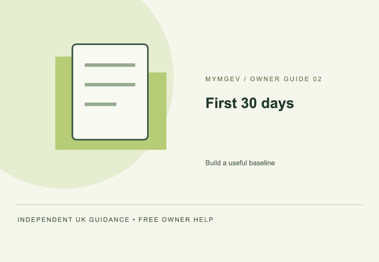 First 30 days — Build a useful baseline