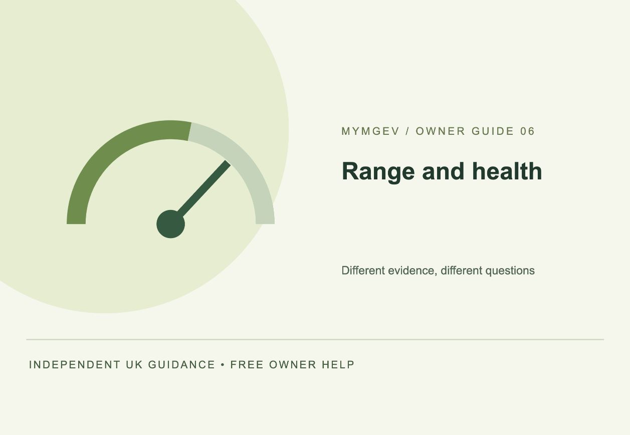 Range and health — Different evidence, different questions